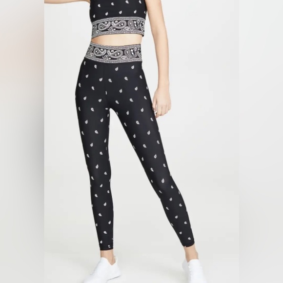 Adam Selman Sport Bandana Printed Hi Rise Legging - Picture 2 of 11